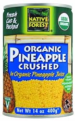 Native Forest Organic Pineapple Crushed, 14-Ounce Cans (Pack of 6)