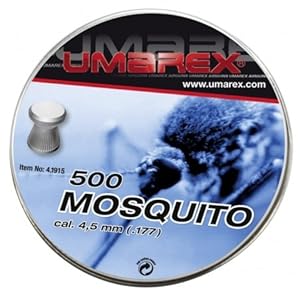 500 UMAREX Kaliber 4,5 mm MOSQUITO Diabolos für Co2 Waffen, Luftgewehre und Luftpistolen 500 UMAREX Kaliber 4,5 mm MOSQUITO Diabolos für Co2 Waffen, Luftgewehre und Luftpistolen