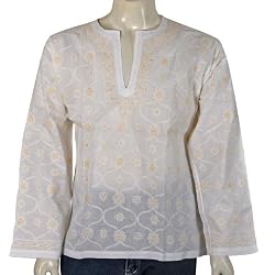 Men's Summer Clothing Mens Long Sleeve Cotton Shirt Chest 44 inches (gck205)