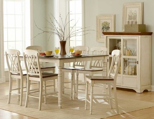 Home Elegance 1393W-36*5 5pc HEIGHT CHAIRS)