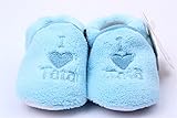 candykids  秋冬新生児に ベビーフィート ベビールームシューズ 赤ちゃん ソフト ベビーブーティ 立体ベビーソックス (10.5cm, ブルー)