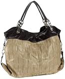 Street Level 77727 Crocodile-Embossed Tote,Green,one size