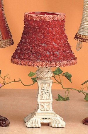 Carved Red Rose Candle of Gifts)
