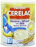 Nestle Cerelac, Banana and Wheat With Milk, 14.11 Ounce Can