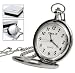 Personalised Silver Plated Pocket Watch (Engraved Free)