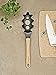 Epicurean Gourmet Series Utensils, Pasta Server, Natural/Black Nylon