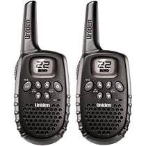 Uniden 16-Mile 22 Channel Battery FRS/GMRS Two-Way Radio Pair - Black (GMR1635-2)
