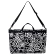 Fleur Black Reisenthel Expandable Travel Shopper Bag - 2 Bags in One