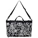 Fleur Black Reisenthel Expandable Travel Shopper Bag - 2 Bags in One
