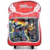 Neue Transformers großen roten gepolsterten Rucksack roller Trolley auf Rädern Tasche 301556