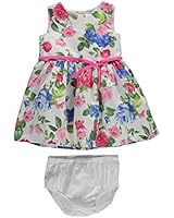 Carters Baby Girls Floral Sateen Dress