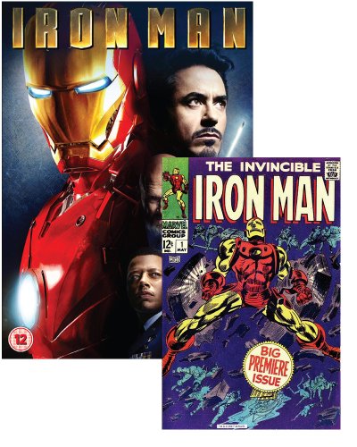 Childrens Toyshop  DVD : Iron Man (with Free Marvel Iron Man Comic Book, Exclusive to Amazon.co.uk)