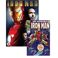 Iron Man (with Marvel Iron Man Comic Book, Exclusive to Amazon.co.uk) [DVD]