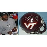 Deangelo Hall (Virginia Tech Hokies) Signed Autographed Mini Helmet (Psa/Dna Coa)
