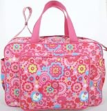 Baby Diaper Tote Bag, Girls Travel Bag. Chip Chip Collection. Print.