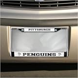Pittsburgh Penguins Chrome License Plate Frame