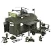 Glorious Mission Command Center Plastic Army Men Playset: Barracks, Soldier Figures, ...