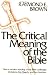 Books : The Critical Meaning of the Bible