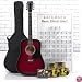 Esteban Silver Acoustic Gift of Guitar Package 16 Oc Set w/ 2 DVDs and Accessories - Blem