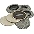 Reusable Furniture Movers for All Floor Types, including both hard surfaces & carpet (4 pack) - 5" Round SuperSliders