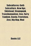 Subcultures: Goth Subculture, New Age, Skinhead, Steampunk, Transhumanism, Emo, Furry Fandom, Dandy, Freetekno, Zine, Hip Hop, Mod