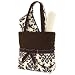 Belvah Quilted Damask Diaper Bag
