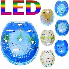 LTD01weiss/dolphin LED TOILETTENDECKEL KLODECKEL
