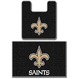 New Orleans Saints Two Piece Bath Rug Set