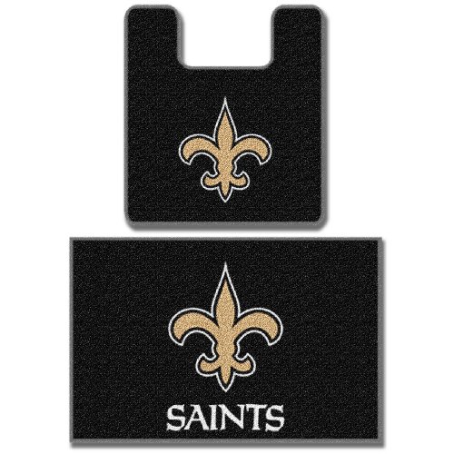 New Orleans Saints Two Piece Bath Rug Set
