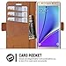 Galaxy Note 7 Case, Note 7 Case, WWW [Crocodile Pattern] Premium PU Leather Wallet Case Flip Phone Case Cover with Card Slots for Samsung Galaxy Note 7 Brown
