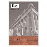 DAX U-Channel Poster Frame Contemporary With Plexiglas Window 24 X 36 Clear ....