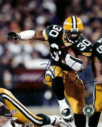 Ahman Green Autographed Green Bay Packers 8x10 Photo