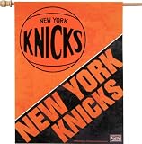 New York Knicks Throwback Vertical Flag: 27x37 Banner