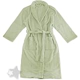 Sage Plush Bath Robe for Women