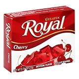 Royal Gelatin, Cherry, 2.75-Ounce Boxes (Pack of 24)