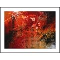 Prehistoric Bad HairFramed Giclee- Multi-Colored(20x24")
