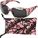 VertX Women's Pink Camouflage Sunglasses Rhinestone