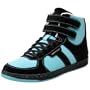 Creative Recreation Women's Dicoco High-Top Sneaker,Black/Aqua,8 B US