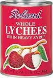 Roland Lychees in Heavy Syrup, 20-Ounce Tins (Pack of 24)