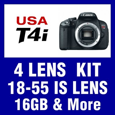 cyber monday price GID CanonT4i_4LensKIT