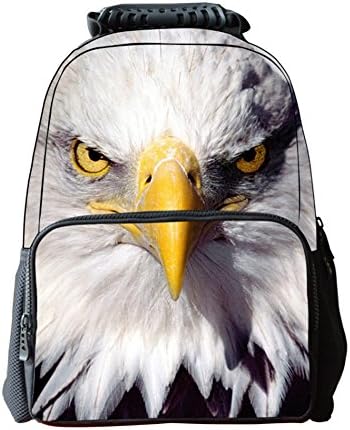 Belastry Stylish Classic Eagle Design Men Women Durable Backpack Grade Bookbag for Kids