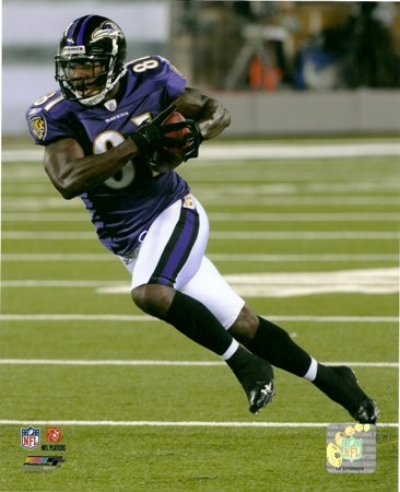Anquan Boldin Baltimore Ravens Running 8x10 Photo