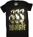 Chaser Black Juniors Rob Zombie T-Shirt Metalic Gold Foil