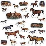 RoomMates RMK1017SCS Wild Horses Peel and Stick Wall Decals