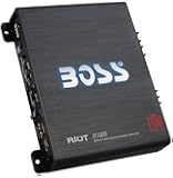 BOSS AUDIO R1100M Riot 1100-Watt Monoblock, Class A/B 2-8 Ohm Stable Monoblock Amplifier with Remote Subwoofer Level Control