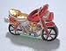 Bethlehem Glass Red Motorcycle Christmas Ornament