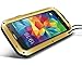 ELECDAY Newest Extreme Shockproof Waterproof Dust/Dirt/snow Proof Armor Tank Aluminum Metal Gorilla Glass Military Heavy Duty Protector Cover Hard case for Samsung Galaxy S5 (Gold)