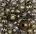 Valuable Metallic Terra Cotta Antique Beads By Chenille Kraft Company