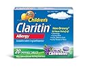 Claritin Children's (5mg) Grape, 20-Count Chewable Tablets