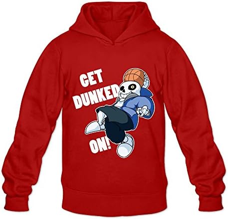 Men's Undertale Sans Get Dunked On Hoodies S Red